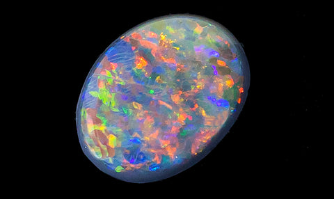 Black opal from Lightning Ridge