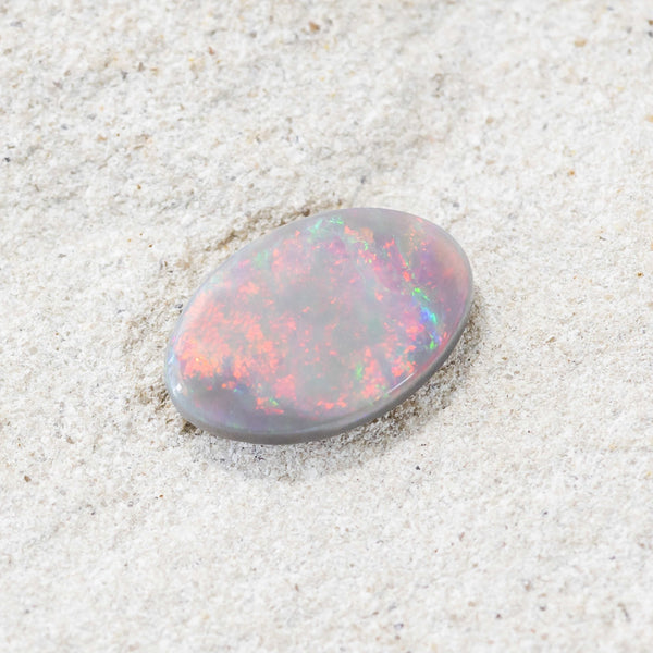 'Rainbow Cloud' Solid Australian Opal - Black Star Opal